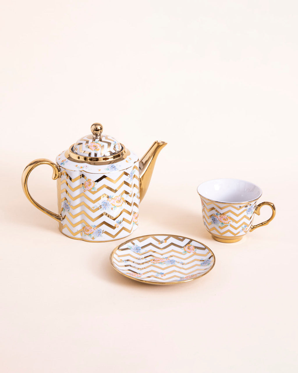 Briony 14-Piece Tea Set with Stand