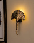 Ginkgo Leaf Wall Light - Rustic Gold