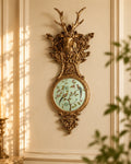 Victorian Antler Floral Wall Accent