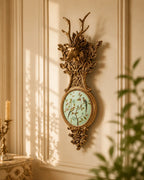 Victorian Antler Floral Wall Accent