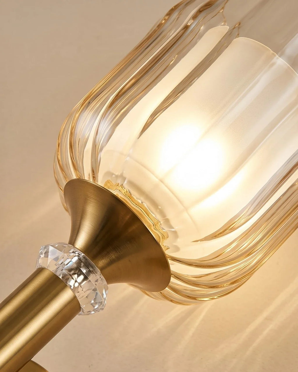 Fluted Bell Shade Wall Sconce