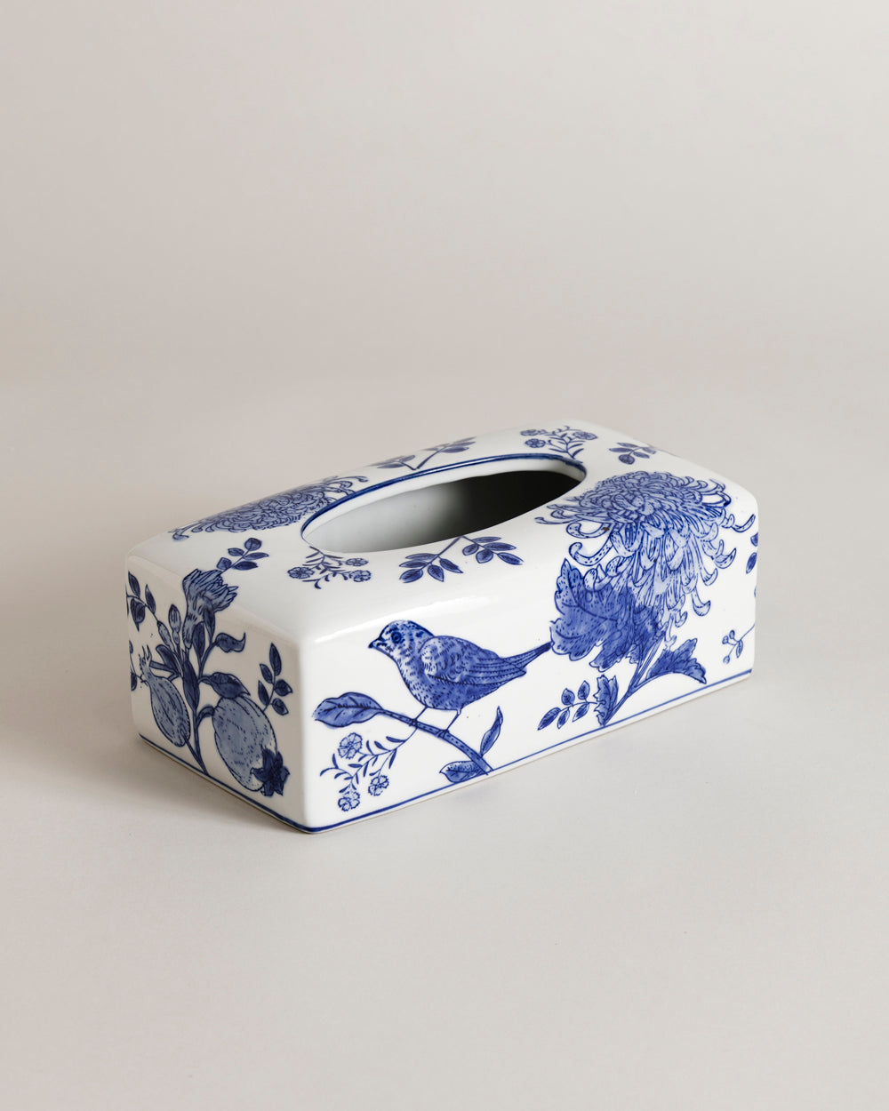 Bird & Floral Heritage Tissue Holder