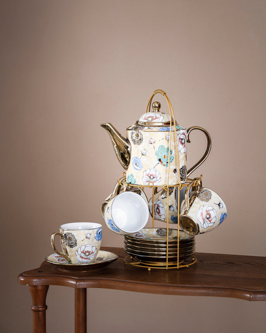 Briony 14-Piece Tea Set with Stand