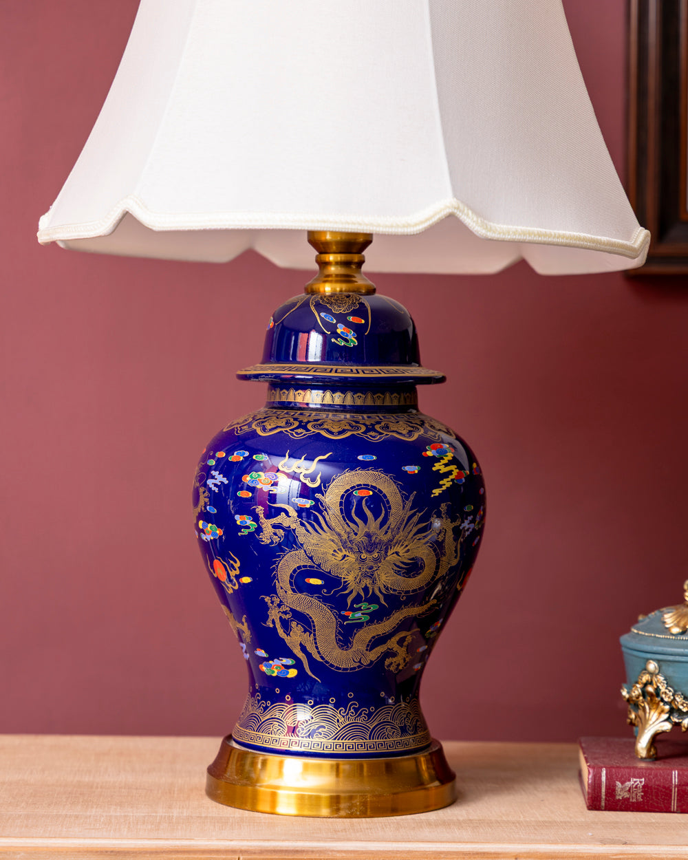 Dragon Ceramic Table Lamp