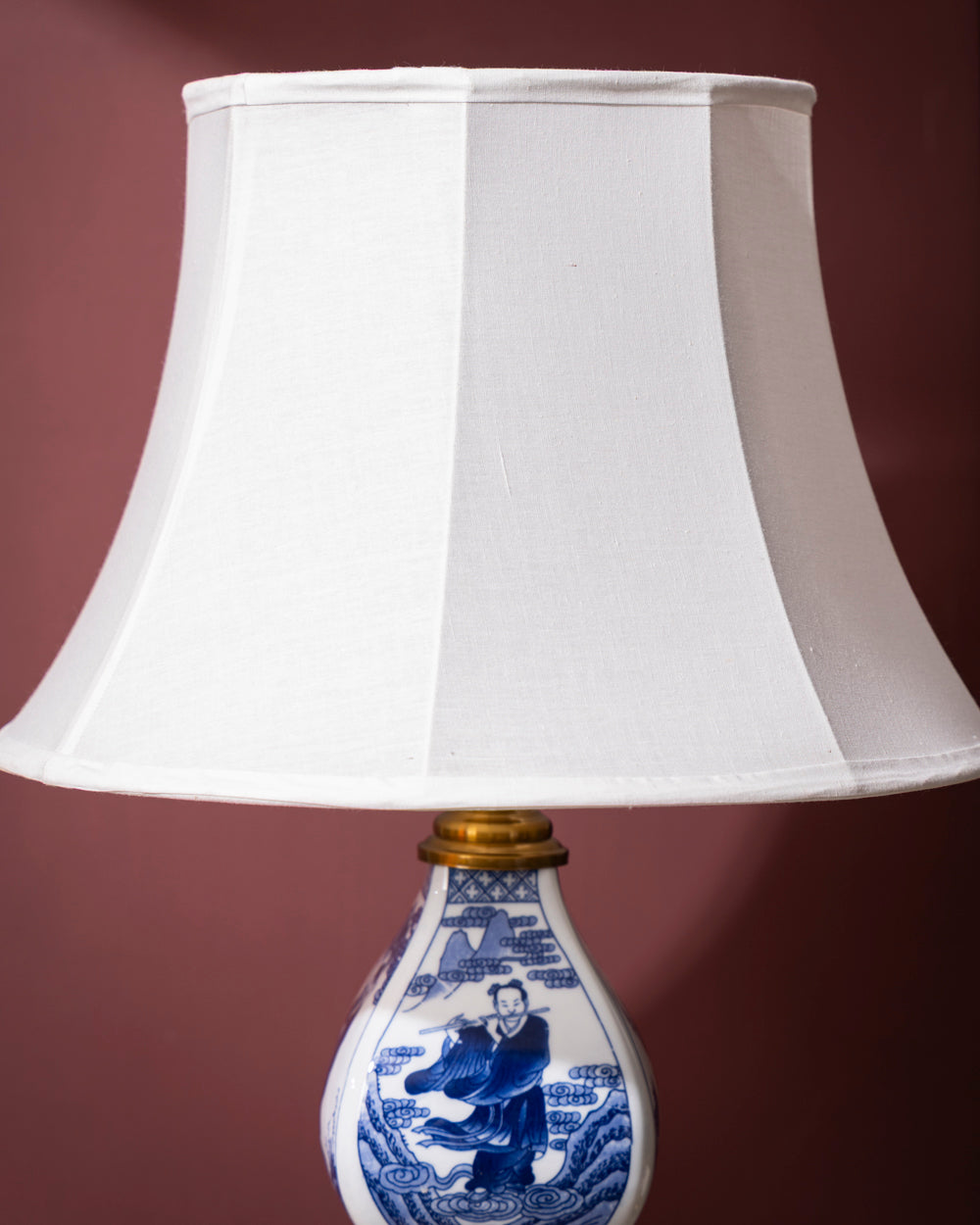 The Sage's Melody Double-Gourd Table Lamp