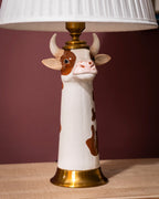 The Chestnut Cow Ceramic Table Lamp