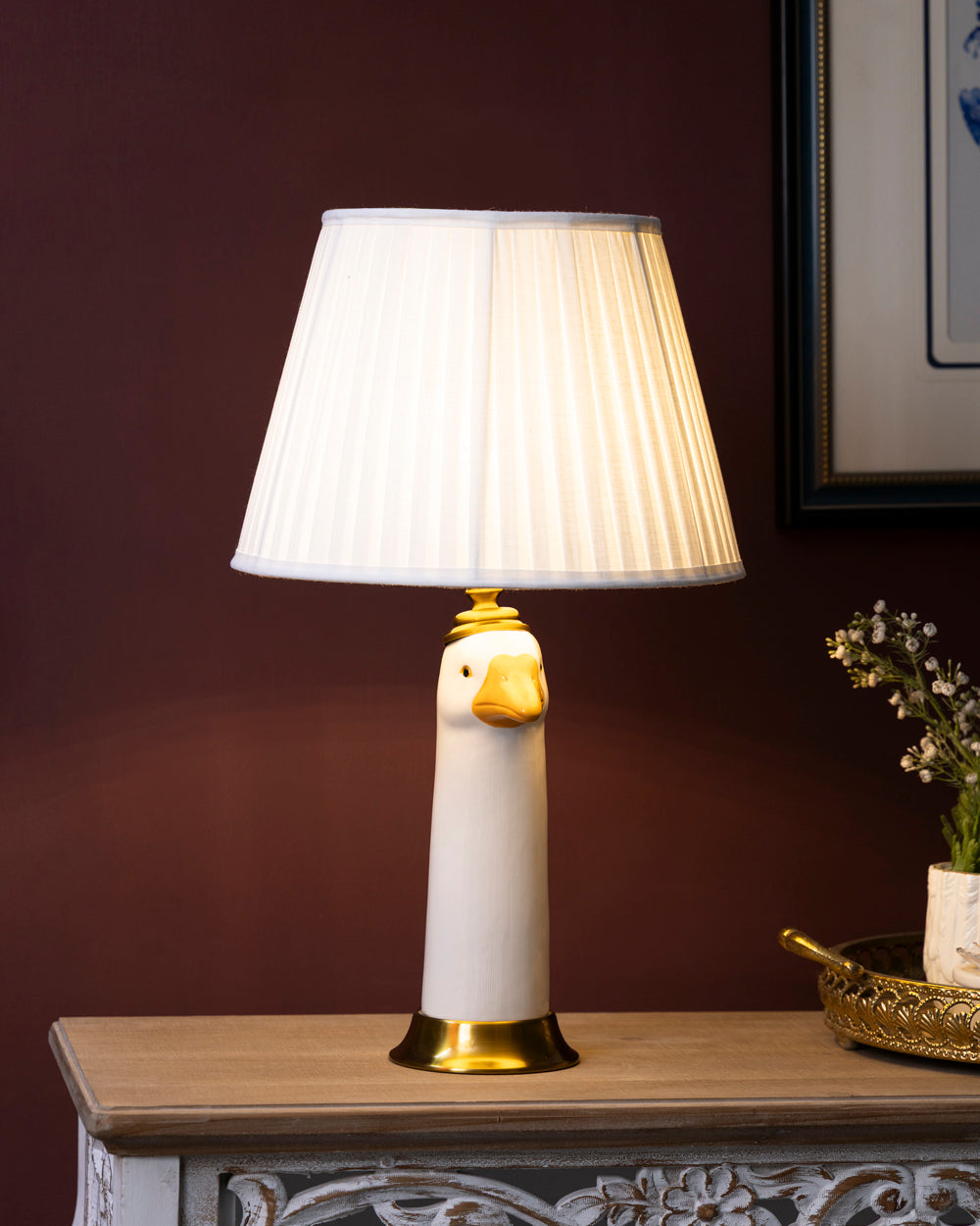 The Whimsical Duck Table Lamp