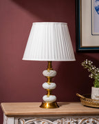 Lotus Tiered Ceramic Table Lamp