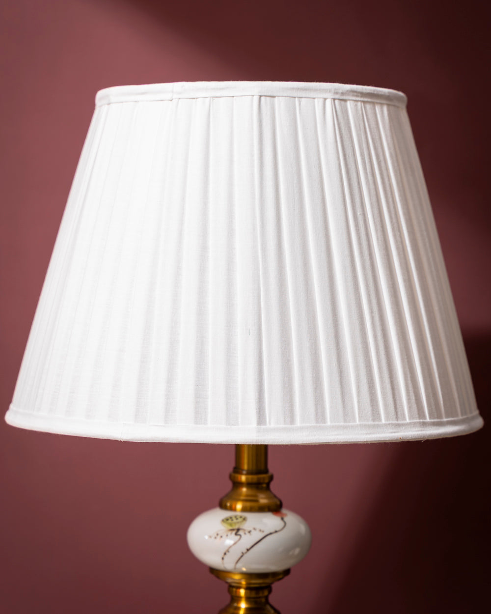 Lotus Tiered Ceramic Table Lamp