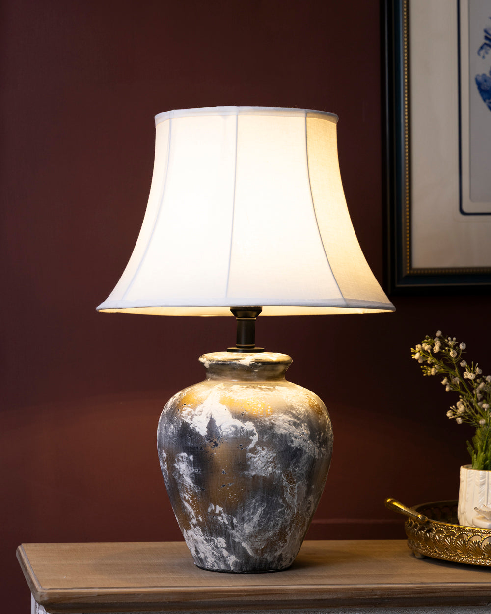 Eclipse Distressed Artistry Table Lamp