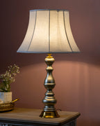 Verona Spun-Silver Table Lamp