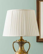 Golden Aura Ceramic Table Lamp