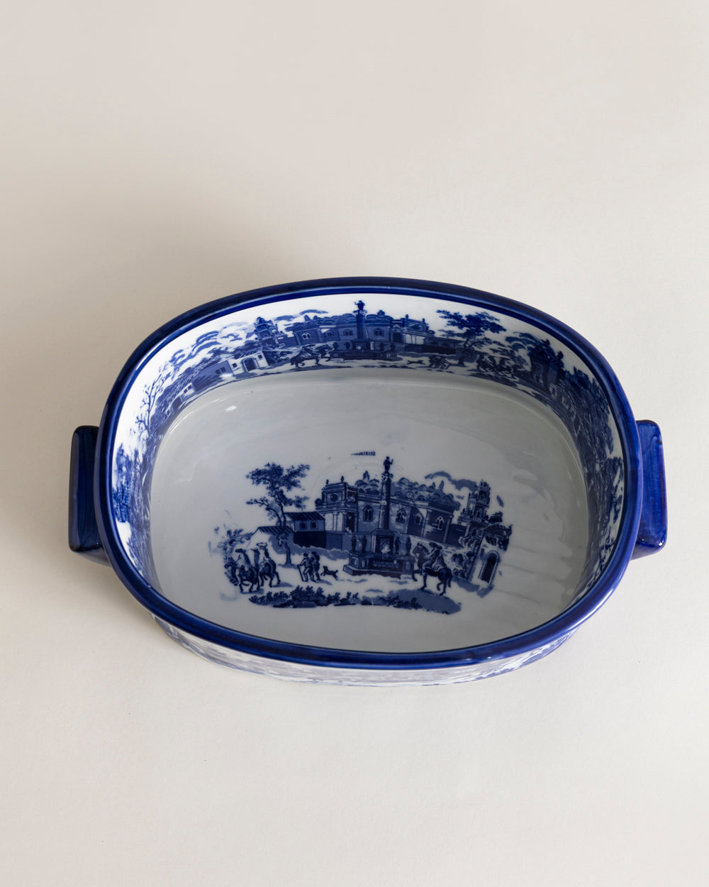 The Estate Blue & White Hand-Painted Planter - Small