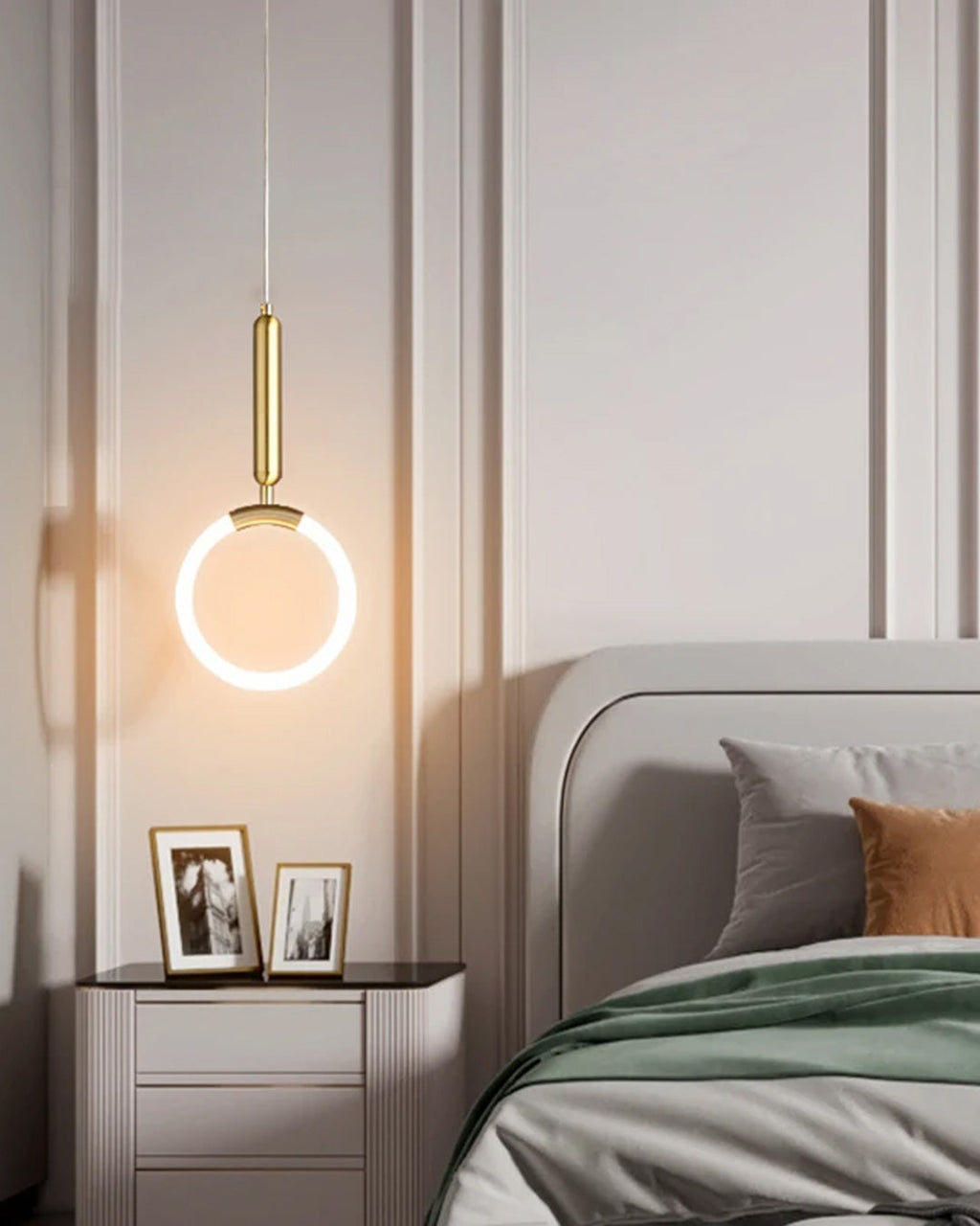 Luminous Ring LED Pendant Light - Set Of 2