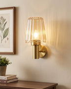 Vintage Petal Glass Wall Light