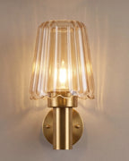 Vintage Petal Glass Wall Light