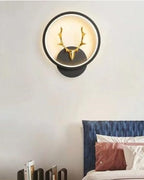 Deer Head LED Wall Light