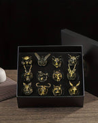 Animal Head Shooters Bronze - Set of 12