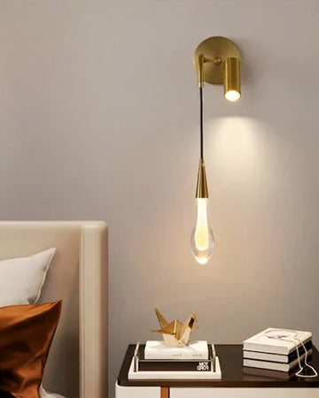 Spot Led Wall Pendant Light - Gold