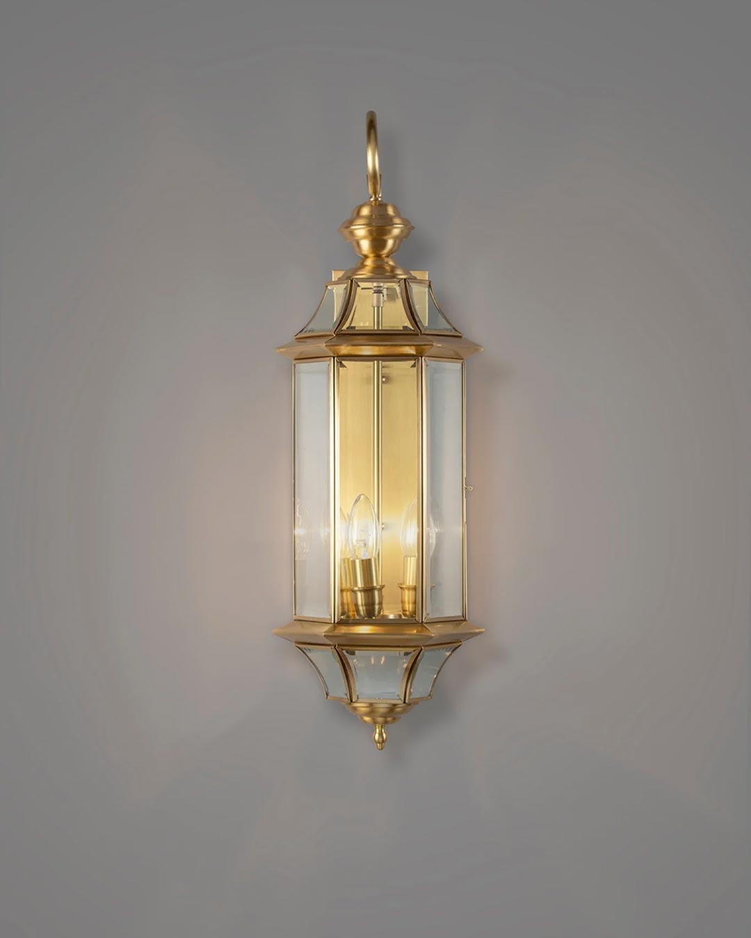 Vintage Retro Brass Wall Light