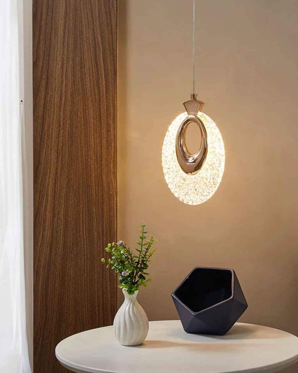 Tinsel Hoop LED Pendant Light