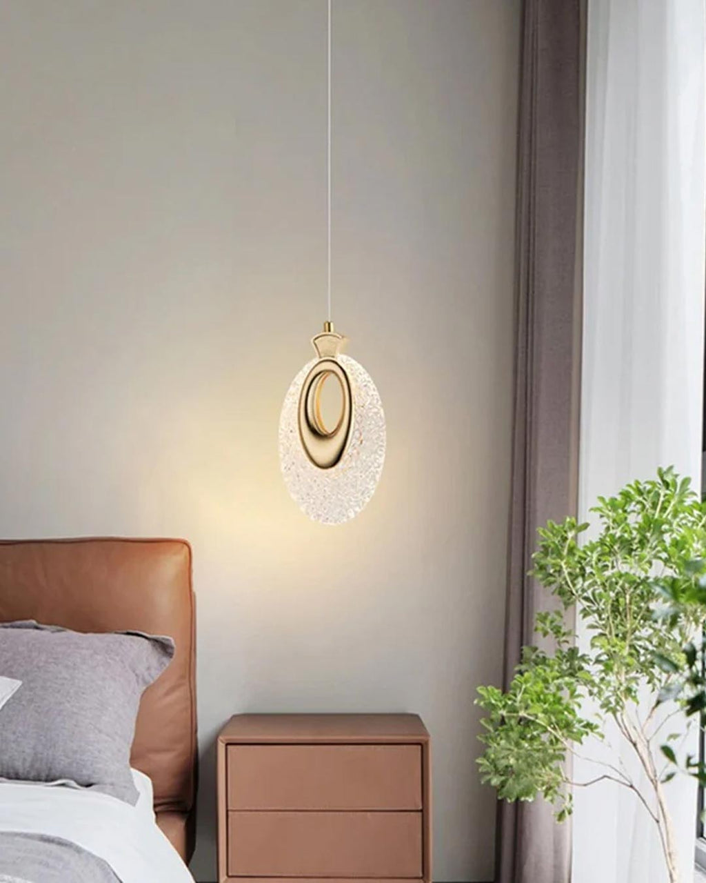 Tinsel Hoop LED Pendant Light