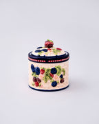 Berry Harvest Ceramic Storage Jar