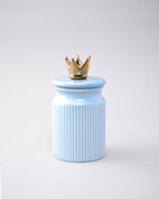 Royal Crown Storage Jar - Set Of 3