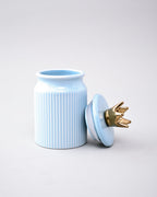 Royal Crown Storage Jar - Set Of 3