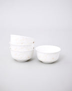 Marble Mist Porcelain Katori - Set Of 6