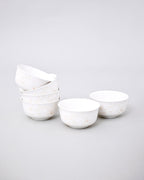 Marble Mist Porcelain Katori - Set Of 6