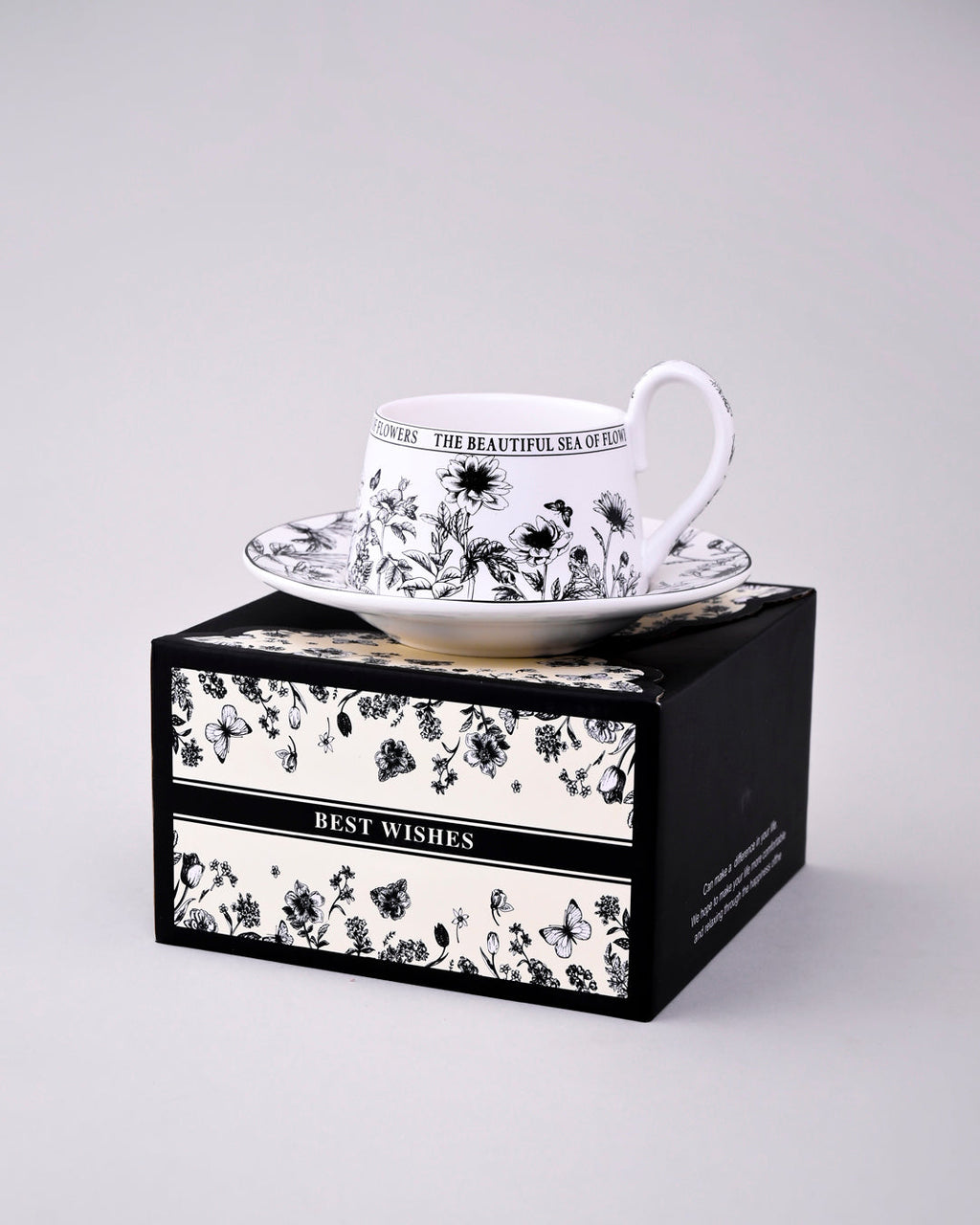 Wild Elegance Leopard Tea Cup With Saucer