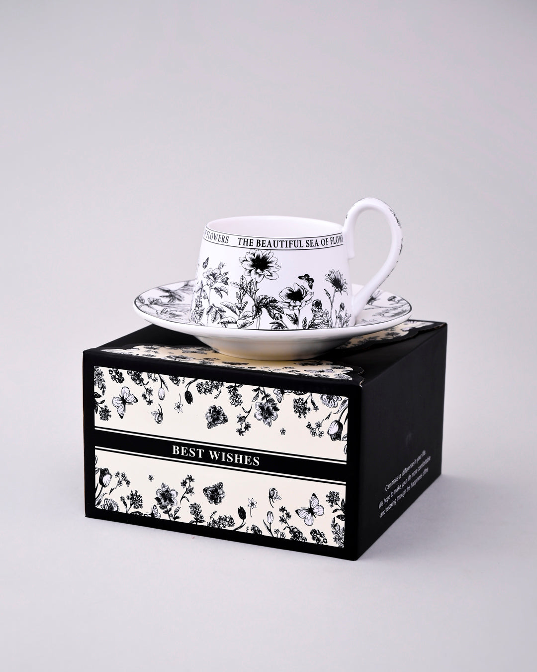 Wild Elegance Leopard Tea Cup With Saucer