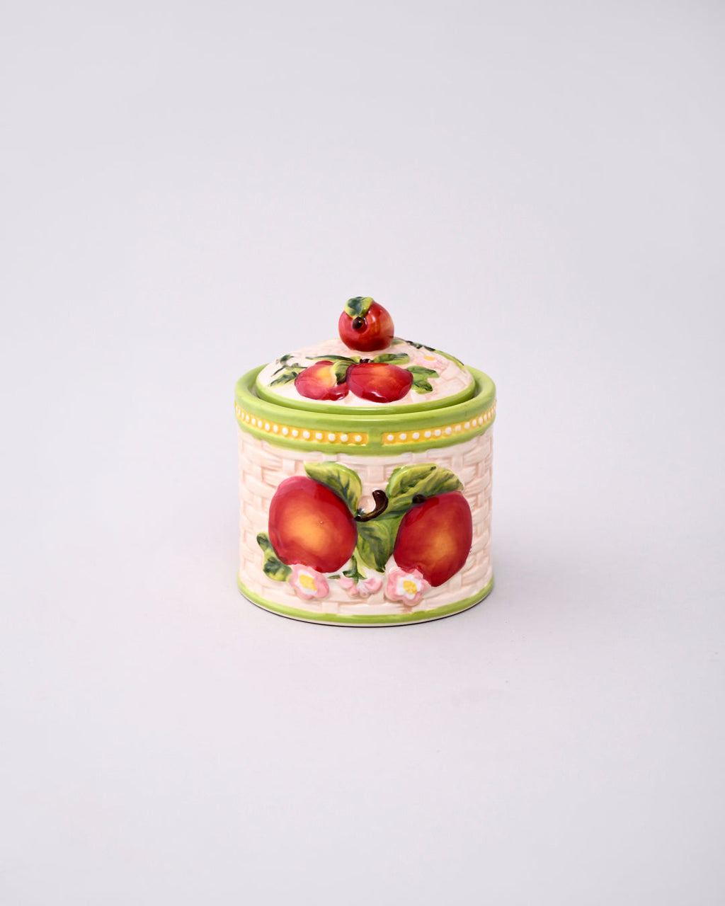 Country Peach Kitchen Storage Canister