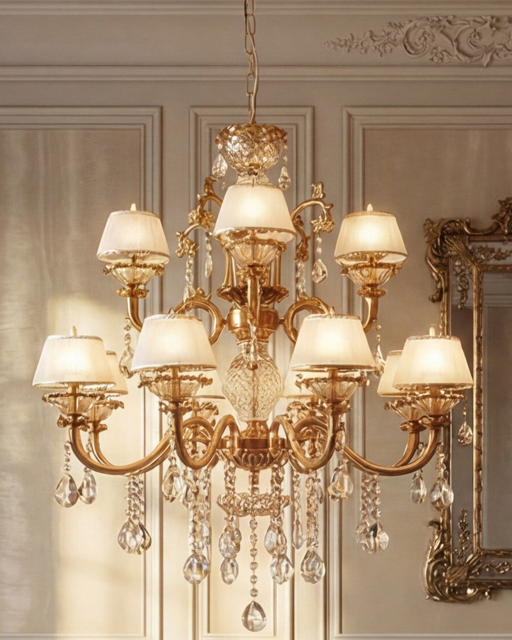 Royal Elysian Crystal Chandelier - 12 Bulb